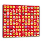 red Emoji  Canvas 24  x 20  (Stretched)