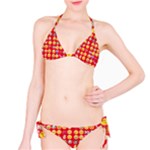 red Emoji  Bikini Set