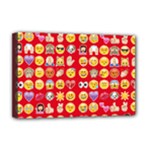 red Emoji  Deluxe Canvas 18  x 12  (Stretched)