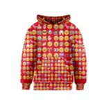 red Emoji  Kids  Pullover Hoodie