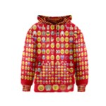 red Emoji  Kids  Zipper Hoodie