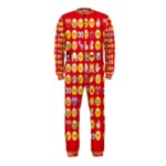 red Emoji  OnePiece Jumpsuit (Kids)