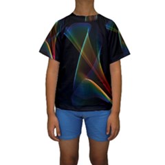 Kids  Short Sleeve Swimwear 