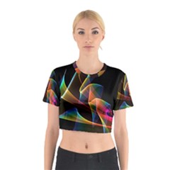 Crystal Rainbow, Abstract Winds Of Love  Cotton Crop Top from ArtsNow.com