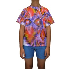 Kids  Short Sleeve Swimwear 