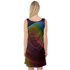 Sleeveless Satin Nightdress Back