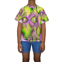 Kids  Short Sleeve Swimwear 