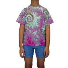 Kids  Short Sleeve Swimwear 