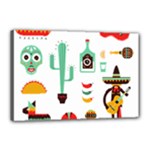 Mexican Canvas 18  x 12  (Stretched)