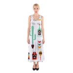 Mexican Full Print Maxi Dress