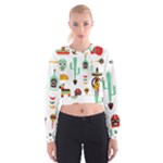 Mexican Women s Cropped Sweatshirt