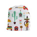 Mexican Drawstring Pouch (XL)