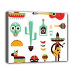 Mexican Deluxe Canvas 20  x 16  (Stretched)