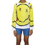 grunge Emoji  Kid s Long Sleeve Swimwear