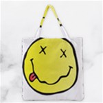 grunge Emoji  Grocery Tote Bag