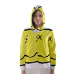 grunge Emoji  Hooded Wind Breaker (Women)