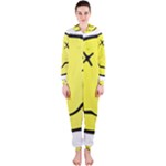 grunge Emoji  Hooded Jumpsuit (Ladies)