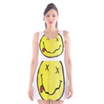 grunge Emoji  Scoop Neck Skater Dress