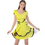 grunge Emoji  Cap Sleeve Dress