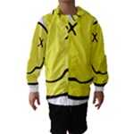 grunge Emoji  Hooded Wind Breaker (Kids)