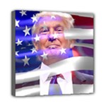 Donald Trump flag Mini Canvas 8  x 8  (Stretched)