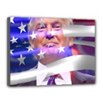 Donald Trump flag Canvas 16  x 12  (Stretched)