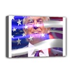 Donald Trump flag Deluxe Canvas 18  x 12  (Stretched)