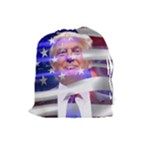 Donald Trump flag Drawstring Pouch (Large)