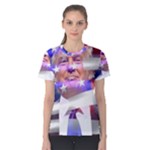 Donald Trump flag Women s Cotton Tee