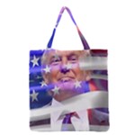 Donald Trump flag Grocery Tote Bag