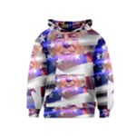 Donald Trump flag Kids  Pullover Hoodie