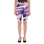 Donald Trump flag Yoga Cropped Leggings