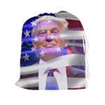 Donald Trump flag Drawstring Pouch (XXL)