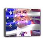 Donald Trump flag Deluxe Canvas 16  x 12  (Stretched) 