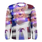 Donald Trump flag Men s Long Sleeve Tee