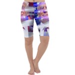 Donald Trump flag Cropped Leggings 