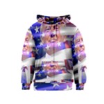 Donald Trump flag Kids  Zipper Hoodie