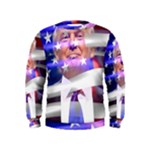 Donald Trump flag Kids  Sweatshirt