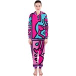 pop art Hooded Jumpsuit (Ladies)