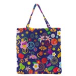 Boho floral  Grocery Tote Bag