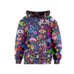 Boho floral  Kids  Pullover Hoodie