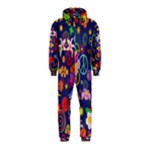 Boho floral  Hooded Jumpsuit (Kids)