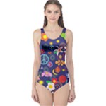 Boho floral  One Piece Swimsuit