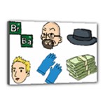 Breaking Bad Canvas 18  x 12  (Stretched)