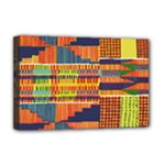 Bright Kente Deluxe Canvas 18  x 12  (Stretched)