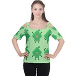 Ketupat Women s Cutout Shoulder Tee