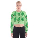 Ketupat Women s Cropped Sweatshirt