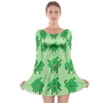 Ketupat Long Sleeve Skater Dress