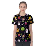  black Wonderland Women s Cotton Tee