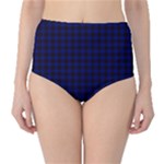 Homes Tartan High-Waist Bikini Bottoms